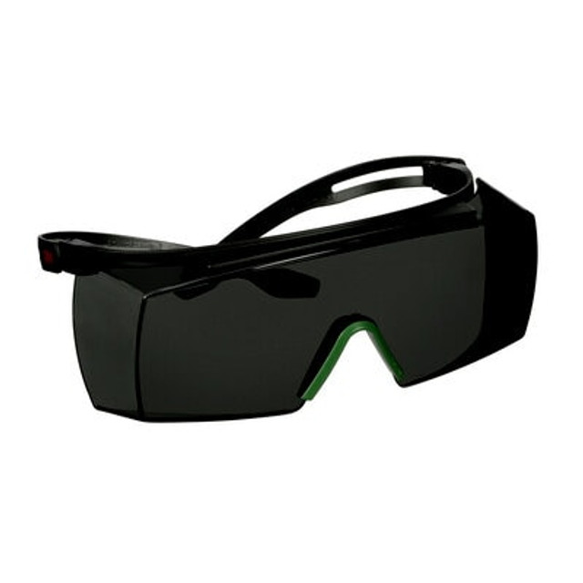 3M SecureFit 3700 Series SF3730AS-BLK, Black Temples, IR 3.0, Gray OTG lens - Version 2-Rightside