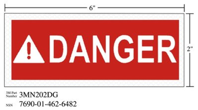 3M Diamond Grade Safety Sign DANGER