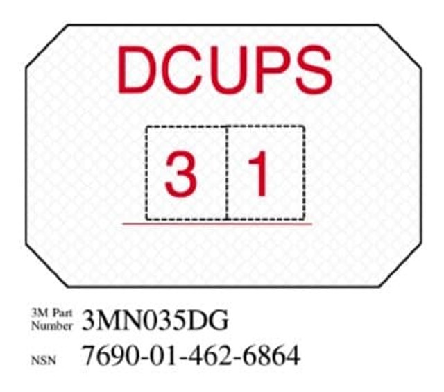 3M Diamond Grade Damage Control Sign DCUPS
