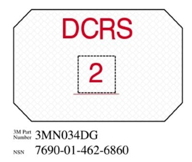 3M Diamond Grade Damage Control Sign DCRS