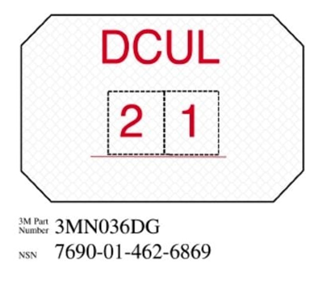 3M Diamond Grade Damage Control Sign DCUL