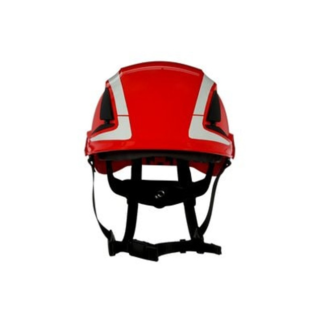 3M SecureFit Safety Helmet X5005X-ANSI, Red, Reflective, ANSI - Frontside