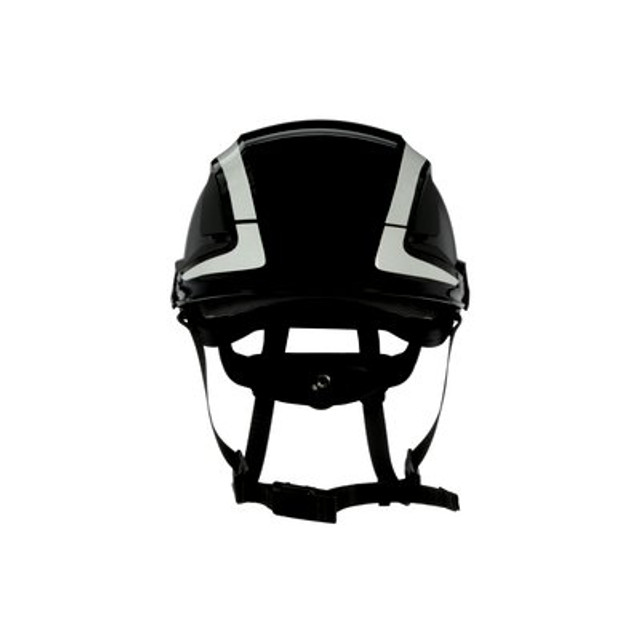 3M SecureFit Safety Helmet X5012X-ANSI, Black, Reflective, ANSI - Frontside