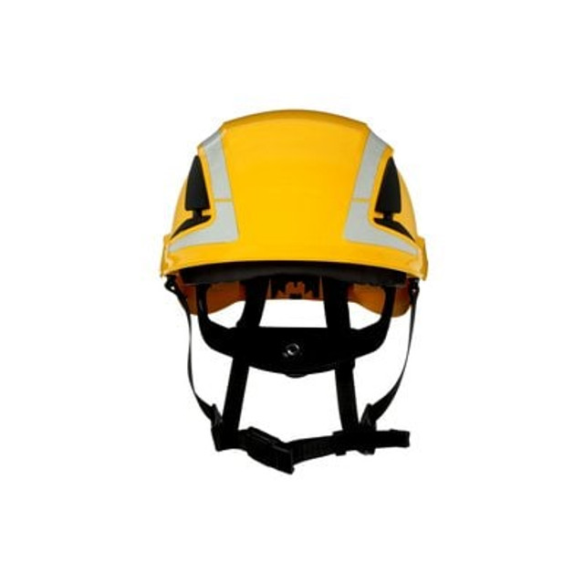 3M SecureFit Safety Helmet X5002VX-ANSI, Yellow, Vented, Reflective, ANSI - Frontside