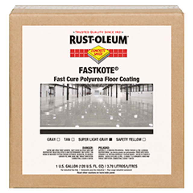 Concrete Saver Fast Kote Polyurea Floor Coating 277498 Rust-Oleum | Yellow