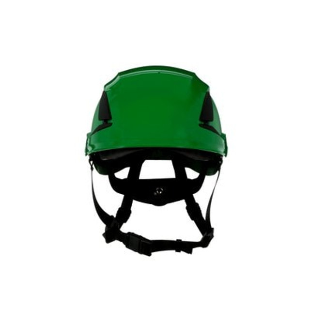 3M SecureFit Safety Helmet X5004-ANSI, Green, ANSI - Frontside