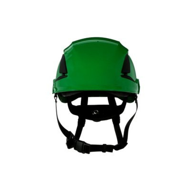 3M SecureFit Safety Helmet X5004V-ANSI, Green, Vented, ANSI - Frontside