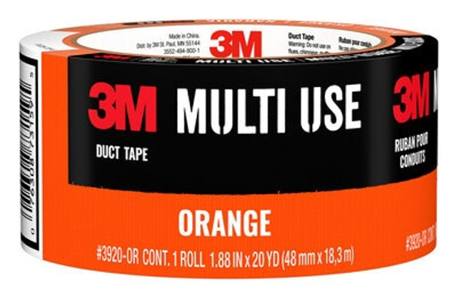 3920-OR Orange Colored Duct Tape 20 yd