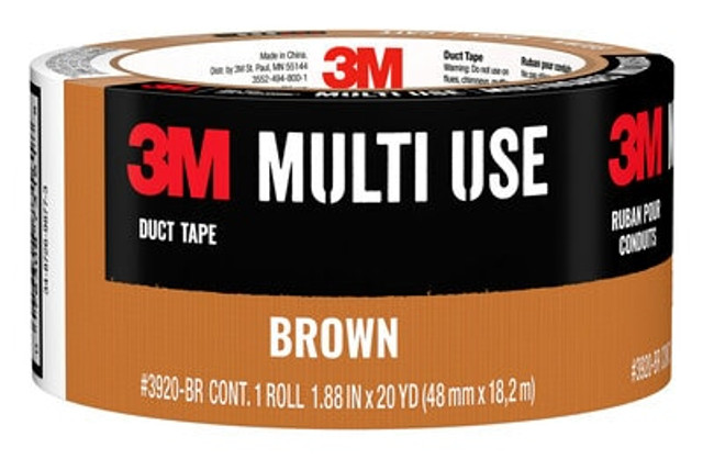 3920-BR Brown Colored Duct Tape 20 yd