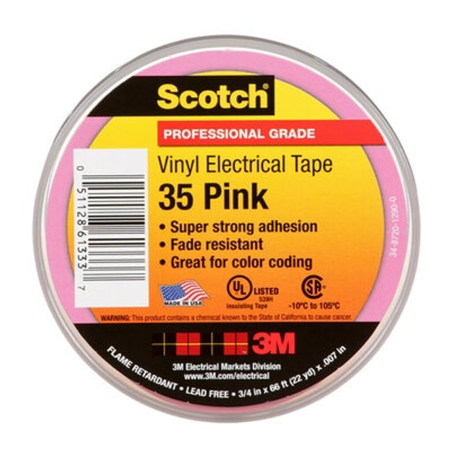 35 ELECTRICAL TAPE, PINK