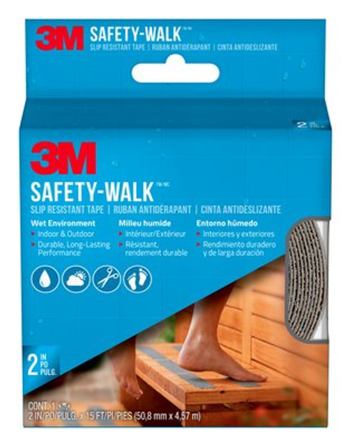 3M Safety-Walk Slip Resistant Tape Wet Enviroment 2" grey