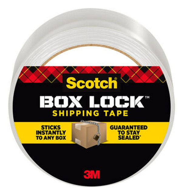 Scotch® Box Lock Shipping Packaging Tape 1.88 in x 54.6 yd