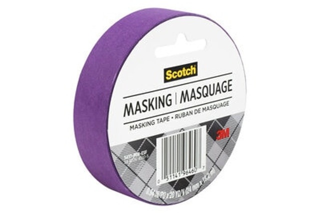 Scotch® Masking Tape, Purple, 3437-pur-est