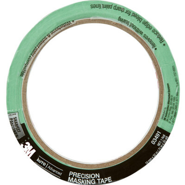 3M Precision Masking Tape 03491, 0.75 in x 35 yd