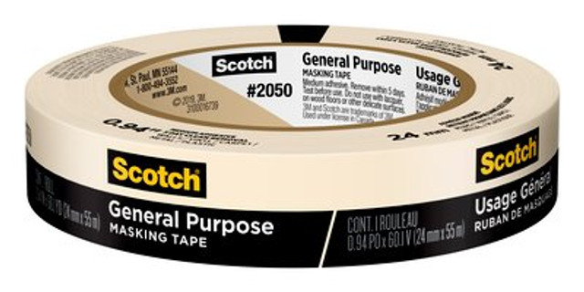 2050 Scotch® General Purpose Masking Tape - 24mm roll