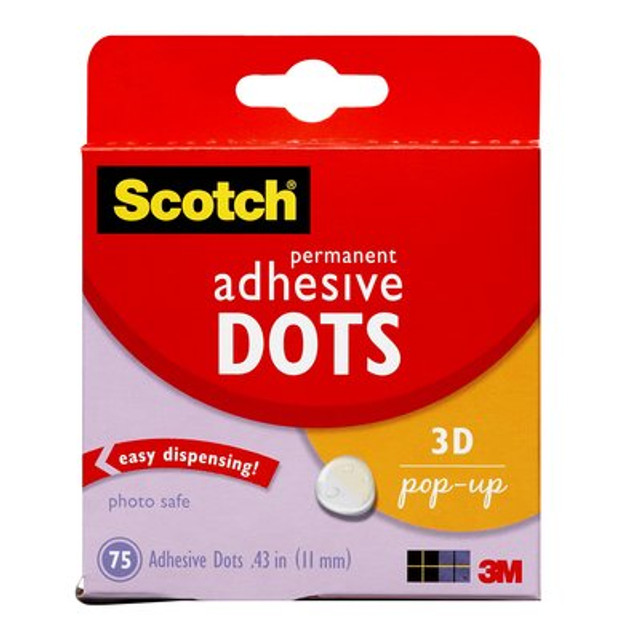 010-75PU Scotch® Adhesive Dots