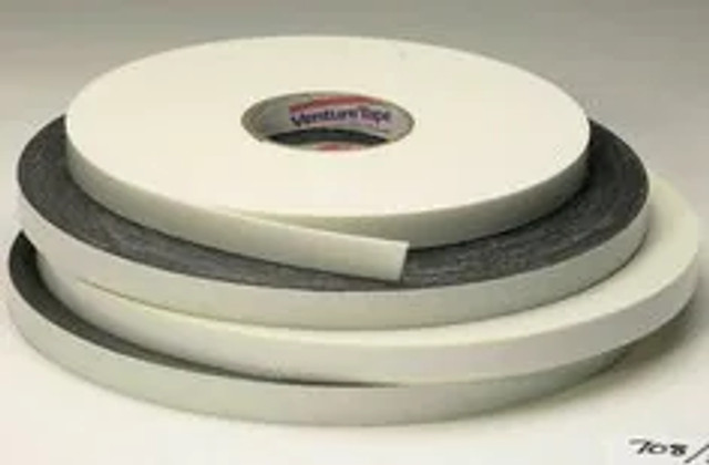 3M Venture Tape Double Sided PE Foam Tape VG-516W, White, 3/4 in x 36 yd, 16 rolls per case 40443