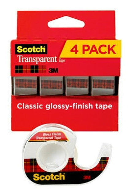 Scotch Transparent Tape 4184, 3/4 in x 850 in (19 mm x 21,5 m)