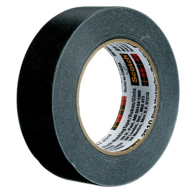 Scotch®  Sealer Tape, 2510, black, 36 mm x 55 m, 24 per case