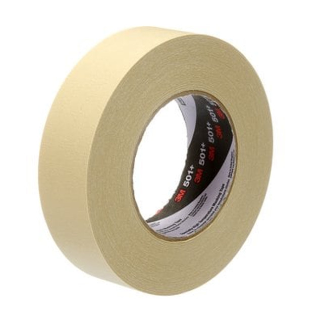 3M Specialty High Temperature Masking Tape 501+, Tan, 36 mm x 55 m, 7.3
 mil, 24 per case