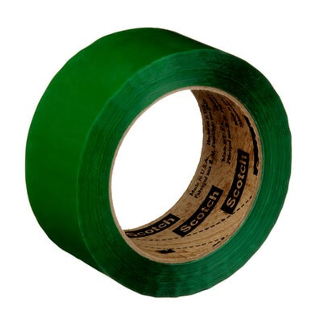 Scotch® Box Sealing Tape 371, Green, 48 mm x 100 m