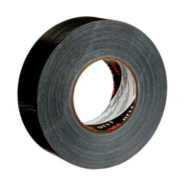 3M Heavy Duty Duct Tape, DT11, black, 1.89 in x 60 yd (48 mm x 55 m)