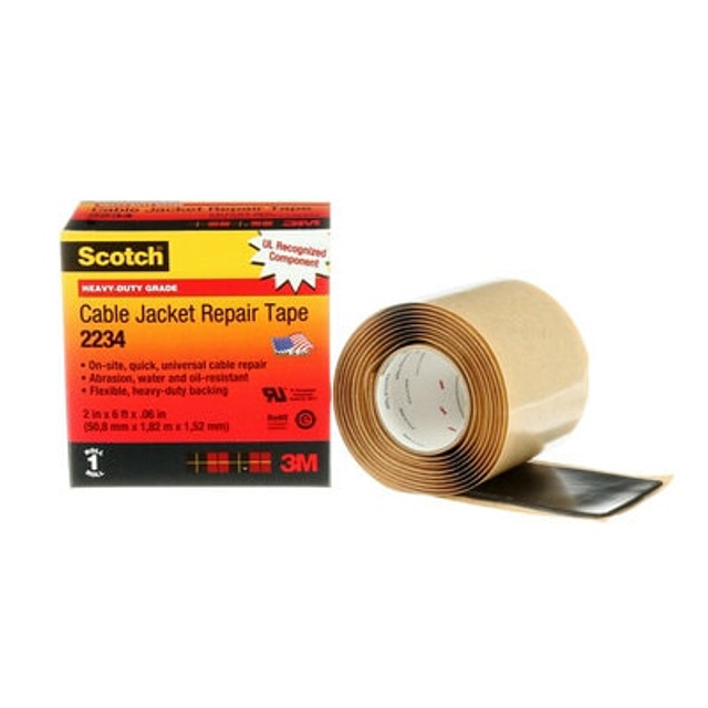 Scotch® Heavy Duty Cable Jacket Repair Tape 2234
