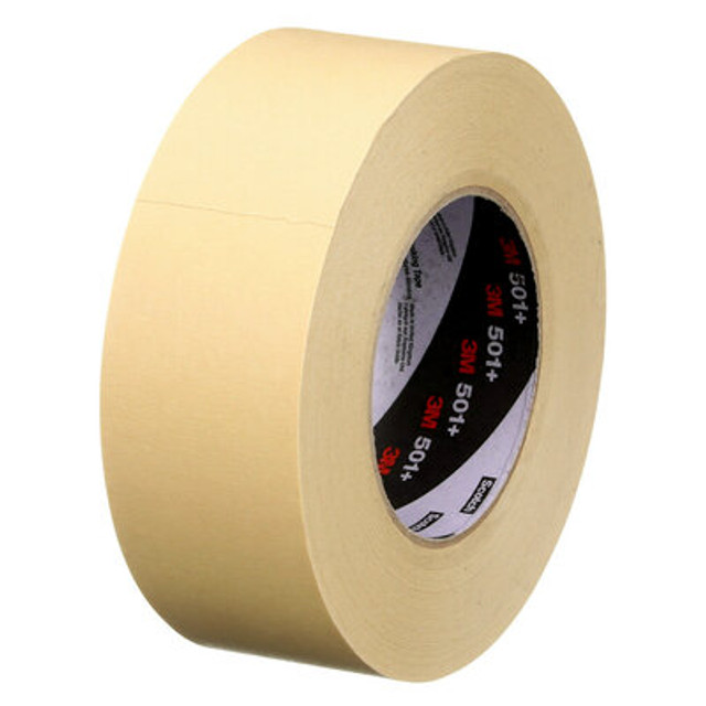 3M Specialty High Temperature Masking Tape 501+, Tan, 48 mm x 55 m, 7.3 mil