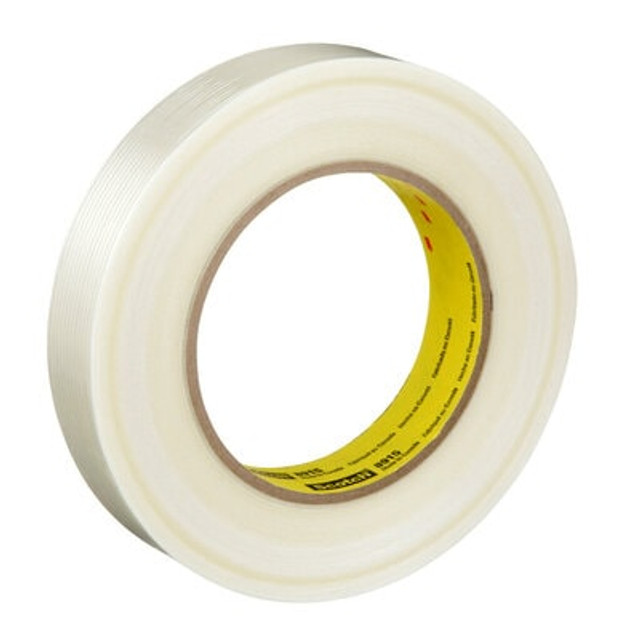 Scotch® Filament Tape 8915, Clean Removal, 24 mm x 55 m, 6 mil, Clear