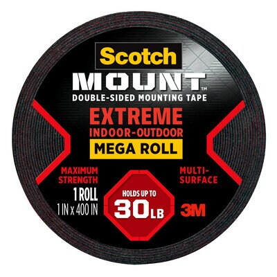 Scotch-Mount Extreme Mounting Tape Mega Roll 95898 | General
