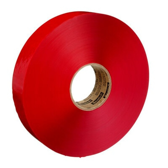 Scotch® Box Sealing Tape 371, Red, 48 mm x 914 m