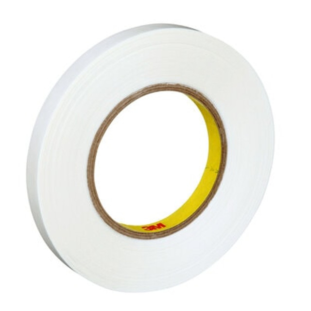 3M Double Coated Tape, 9579, white, 9 mil (0.23 mm), 1/2 in x 36 yd (1.3 cm x 33 m)