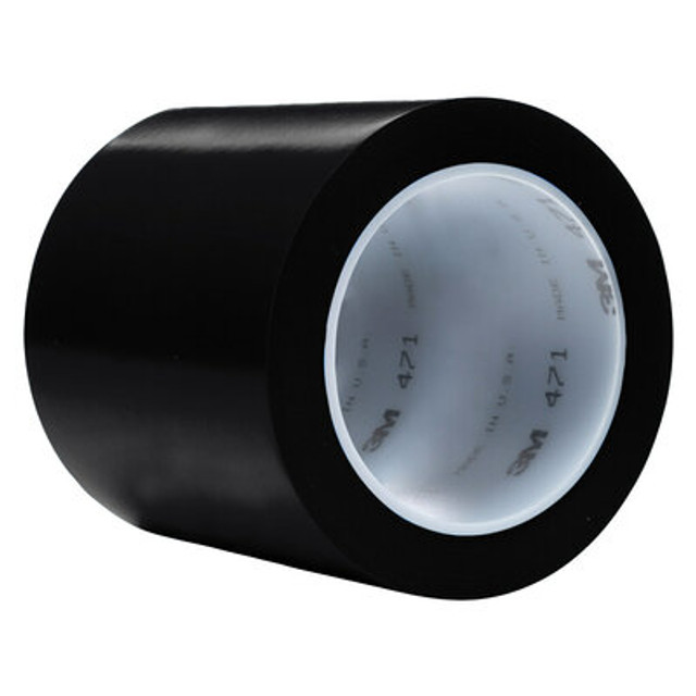 3M Vinyl Tape 471, Black, 5.2 mil