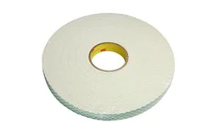 3M Urethane Foam Tape 4116, Natural, 3 in x 36 yd, 62 mil, 3 rolls percase 7010535696