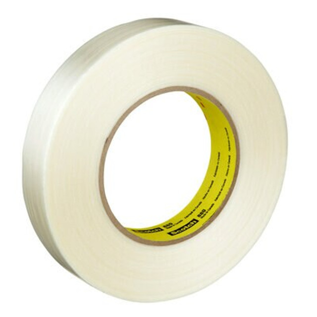 Scotch® Filament Tape 880, Clear, 24 mm x 55 m, 7.7 mil