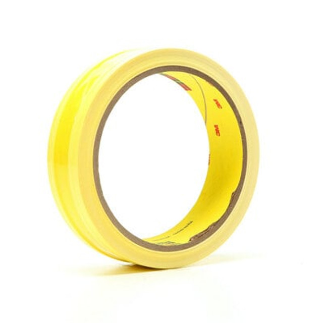 3M Riveters Tape 695 Yellow with White Adhesive, 1 in x 36 yd