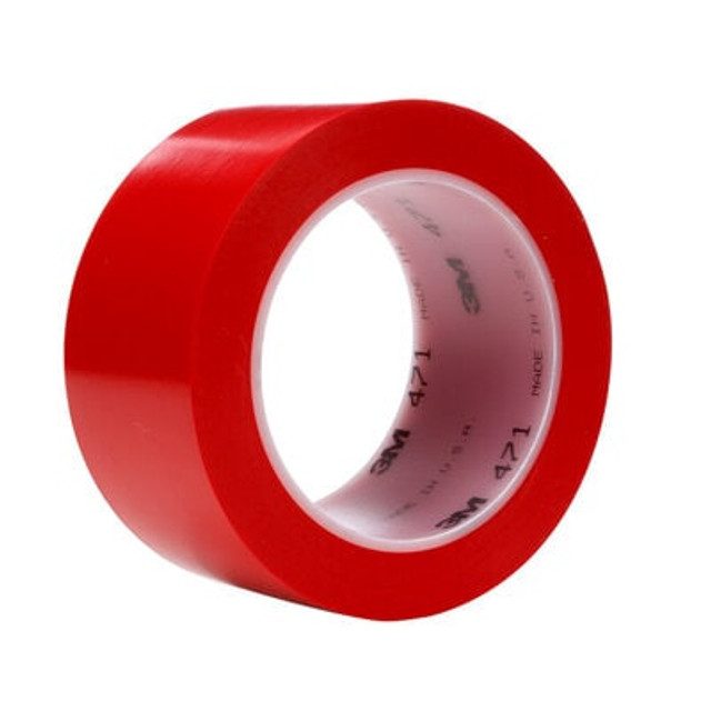 3M Vinyl Tape 471 Red, 2 in x 36 yd 5.2 mil