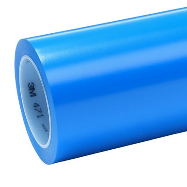 3M Vinyl Tape 471, Blue, 5.2 mil