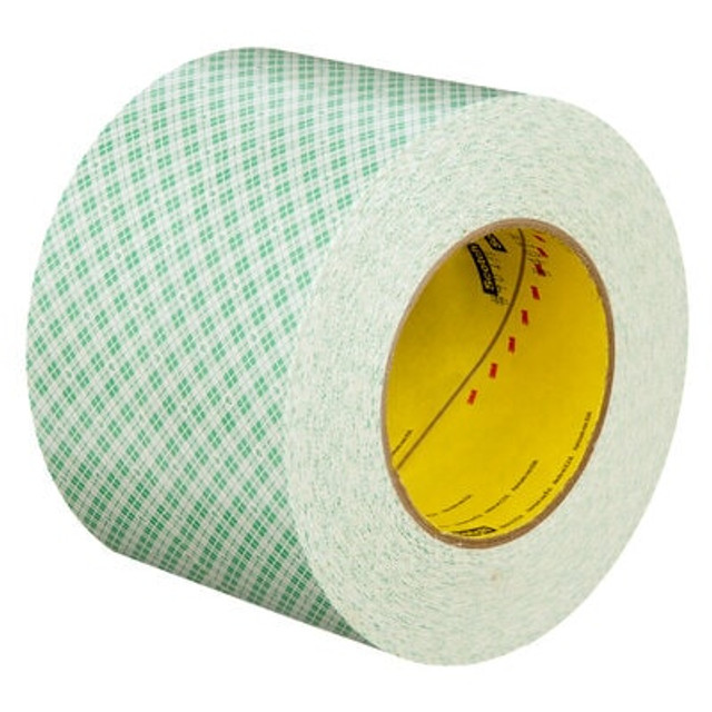 3M Double Coated Paper Tape 401M, Natural, 4 in x 36 yd, 9 mil