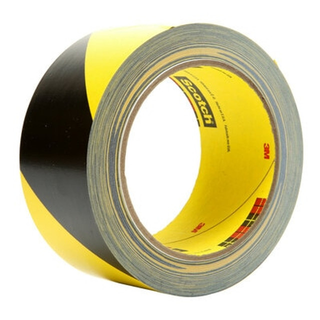 3M Safety Stripe Tape 5702, Black/Yellow, 5.4 mil