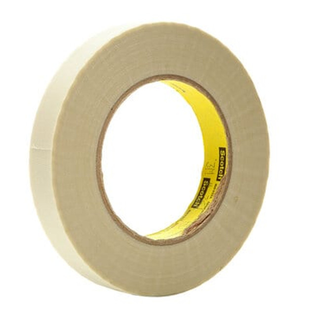 3M Glass Cloth Tape 361 White, 3/4 in x 60 yd 7.5 mil