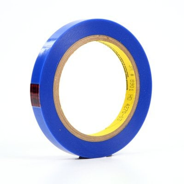 3M Polyester Tape 8901 Blue, 1/2 in x 72 yd