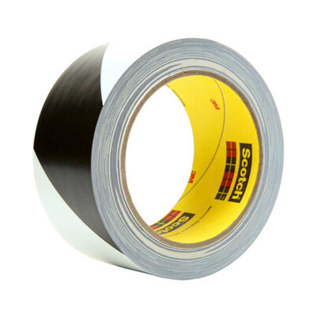 3M Safety Stripe Tape 5700 Black/White, 2 in x 36 yd 5.4 mil
