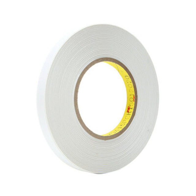 3M Removable Repositionable Tape 9415PC, Clear, 2 mil, 1/4 in x 72 yd, 144 Rolls/Case