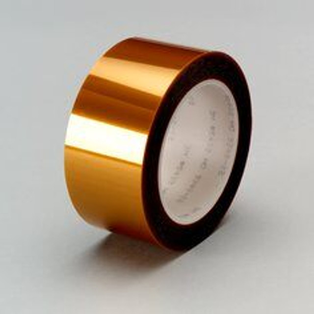 3M Linered Low-Static Polyimide Film Tape 5433 Amber, 24 in x 36 yds x2.7 mil, 1/Case, Bulk 5932