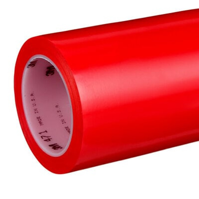 3M Vinyl Tape 471, Red, 5.2 mil