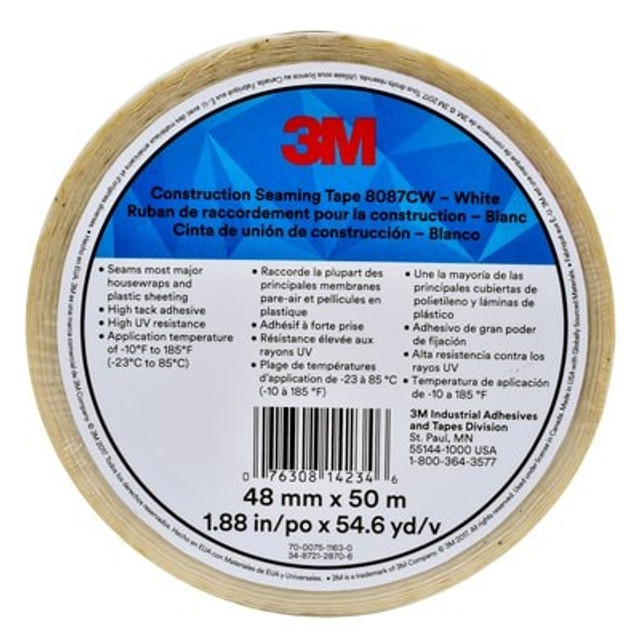 3M Construction Seaming Tape 8087CW white 48 mm