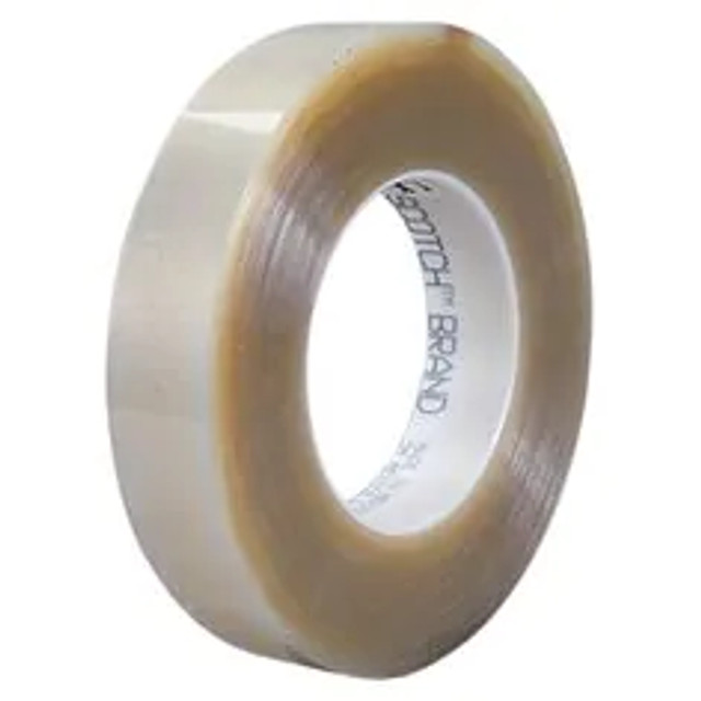 3M Polyester Tape 8412, Transparent, 1 1/2 in x 72 yd, 6.3 mil, 24rolls per case 98791