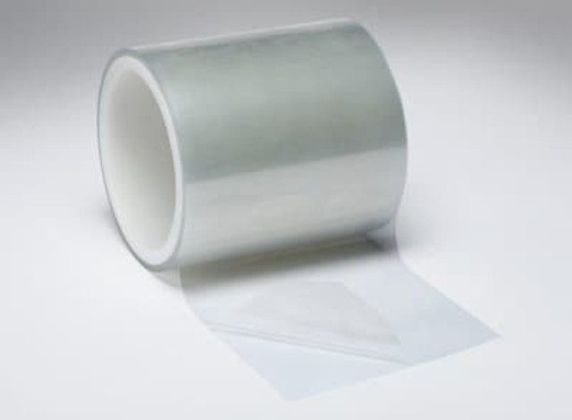 Ultra-Clean Laminaing Adh 502FL roll laying on side, peeled back