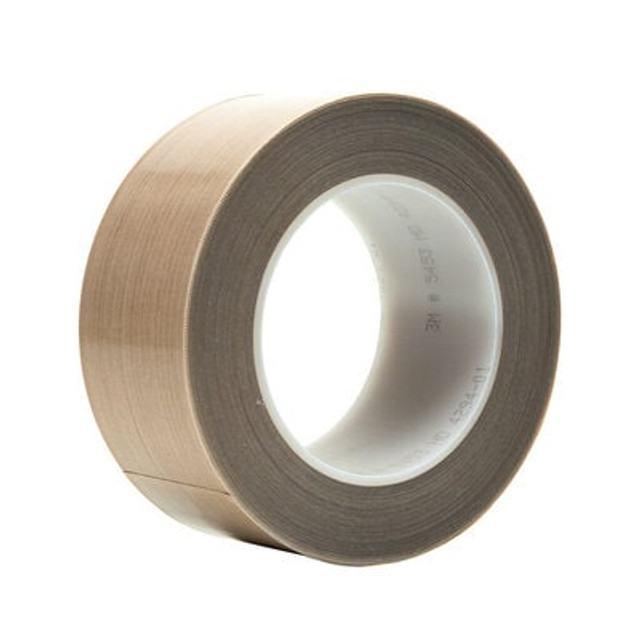 3M PTFE Glass Cloth Tape 5453 Brown, 2 in x 36 yd 8.3 mil